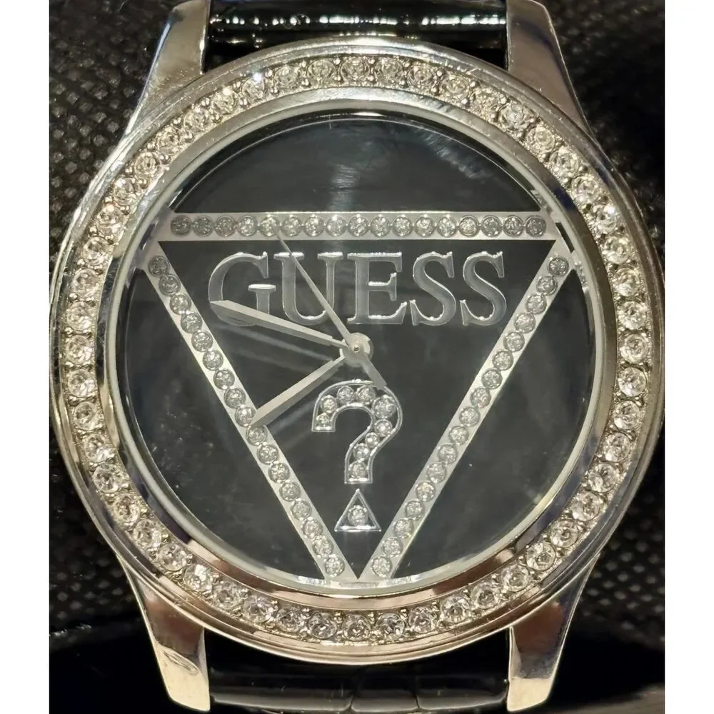 GUESS 25th Anniversary Floating Triangle Watch - NEW BATTERY